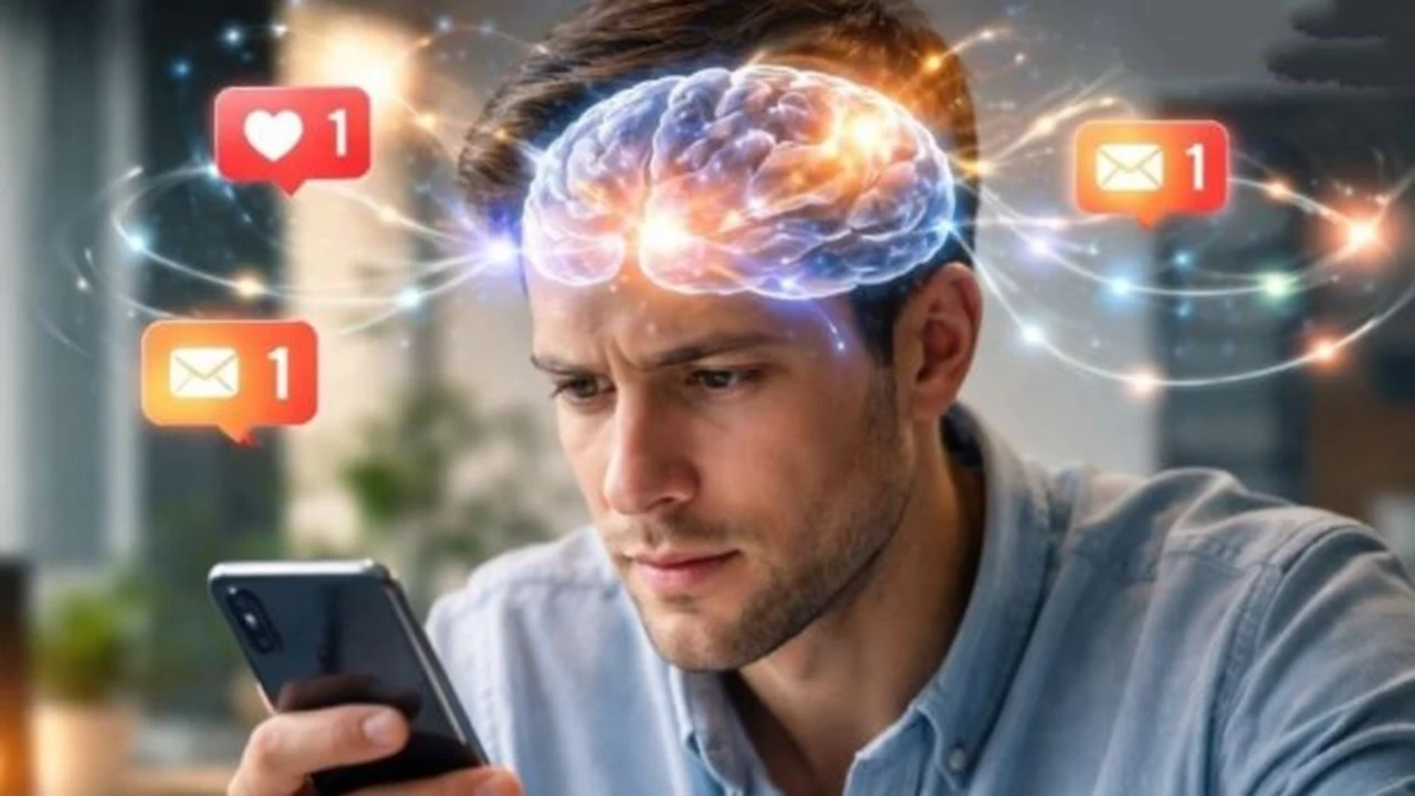 إشعار واحد من هاتفك يوقف عمل دماغك لمدة 7 ثوانٍ متواصلة